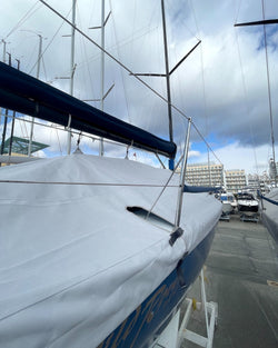 Onboard photos of Jeanneau 1D35 Full Deck Cover