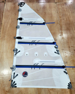 Another model made at the sail loft for our Adventure type Cross Cut Mainsail. 😍🤩