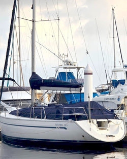 More photos of the Bavaria 36, Robship Stack Pack and Deck Cover!
