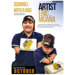 Delighted to share the newest artwork of Eric this month of October! 😉😎