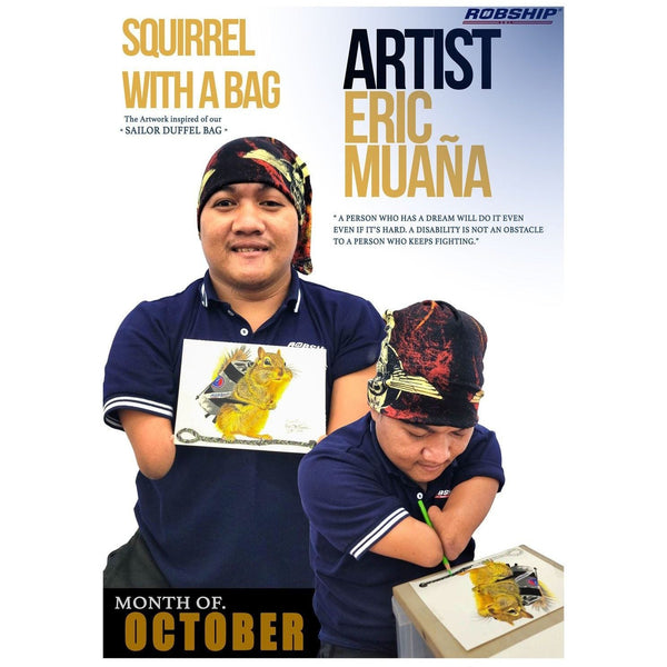 Delighted to share the newest artwork of Eric this month of October! 😉😎